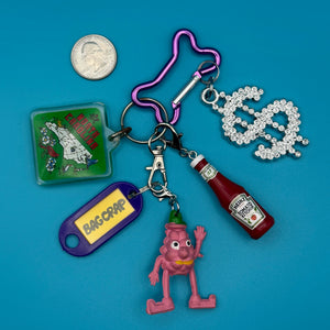 1:1  North Carolina + Ketchup  Pack - vintage bag charm packs nostalgia vintage y2k vintage keychain vintage charms for bag nostalgia vintage keychains y2k collectible - Bag Crap