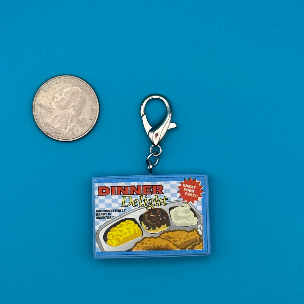 ‘90s Barbie Miniature Frozen Food  s - barbie doll toy pink rare vintage keychain vintage charms for bag nostalgia vintage keychains y2k collectible - Bag Crap