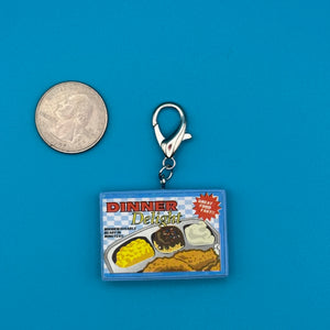 ‘90s Barbie Miniature Frozen Food s -  vintage keychain vintage charms for bag nostalgia vintage keychains y2k collectible - Bag Crap