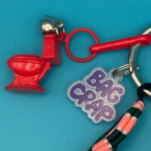 One-of-One     Set — Smile Face - vintage bag charm packs nostalgia vintage y2k vintage keychain vintage charms for bag nostalgia vintage keychains y2k collectible - Bag Crap