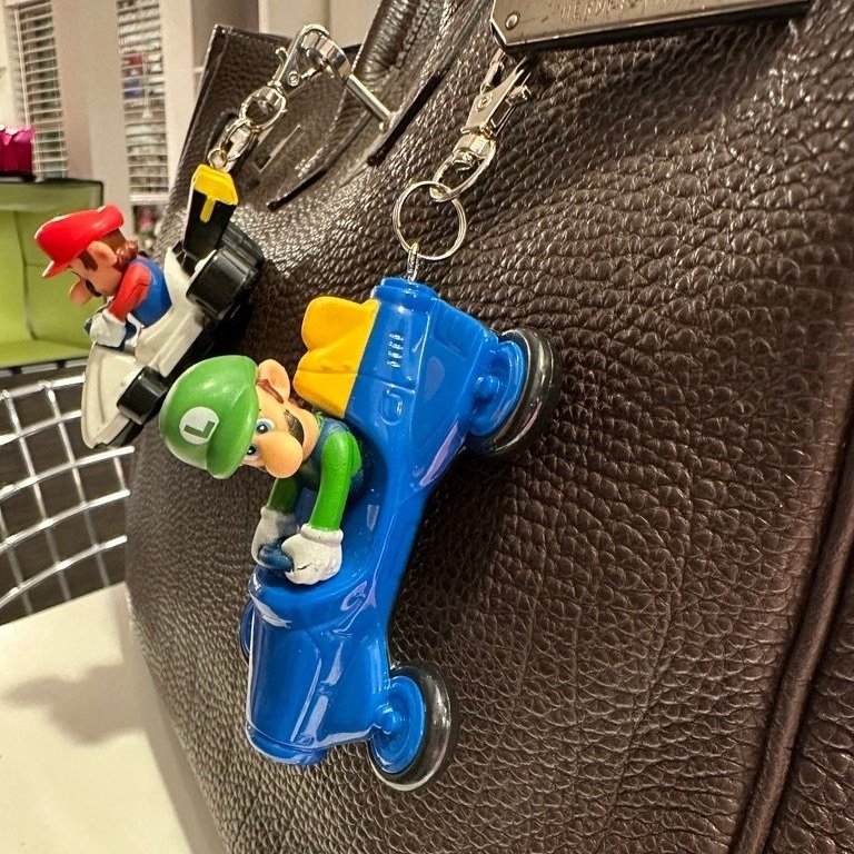 Vintage Crafted Nintendo Mario Cart Bag Charms