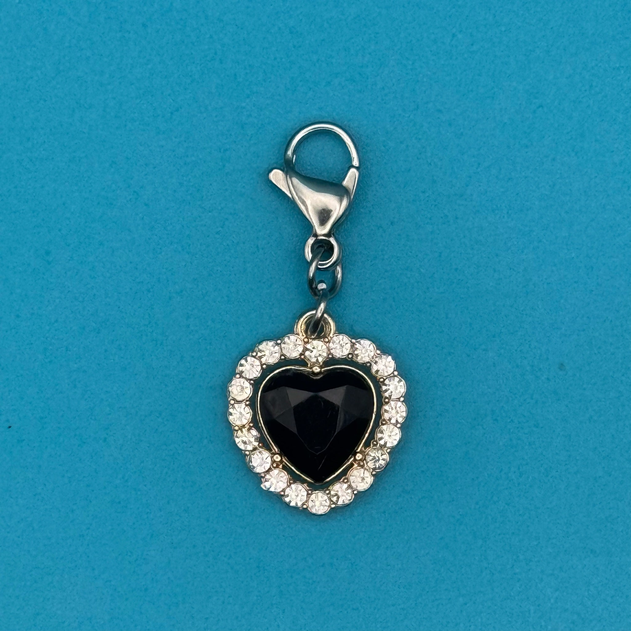 Mini Crystal Heart Trinket s: You Pick -  vintage keychain vintage charms for bag nostalgia vintage keychains y2k collectible - Bag Crap