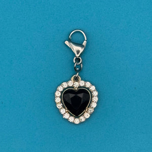 Mini Crystal Heart Trinket s: You Pick -  vintage keychain vintage charms for bag nostalgia vintage keychains y2k collectible - Bag Crap