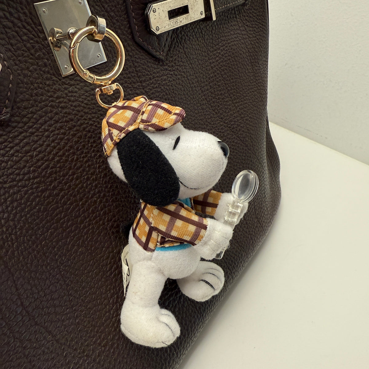 Detective Snoopy Plush   - RARE - snoopy rar peanuts vintage keychain vintage charms for bag nostalgia vintage keychains y2k collectible - Bag Crap