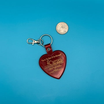 Vintage Red Heart Valentines Keychains & Bag Charms: You Pick