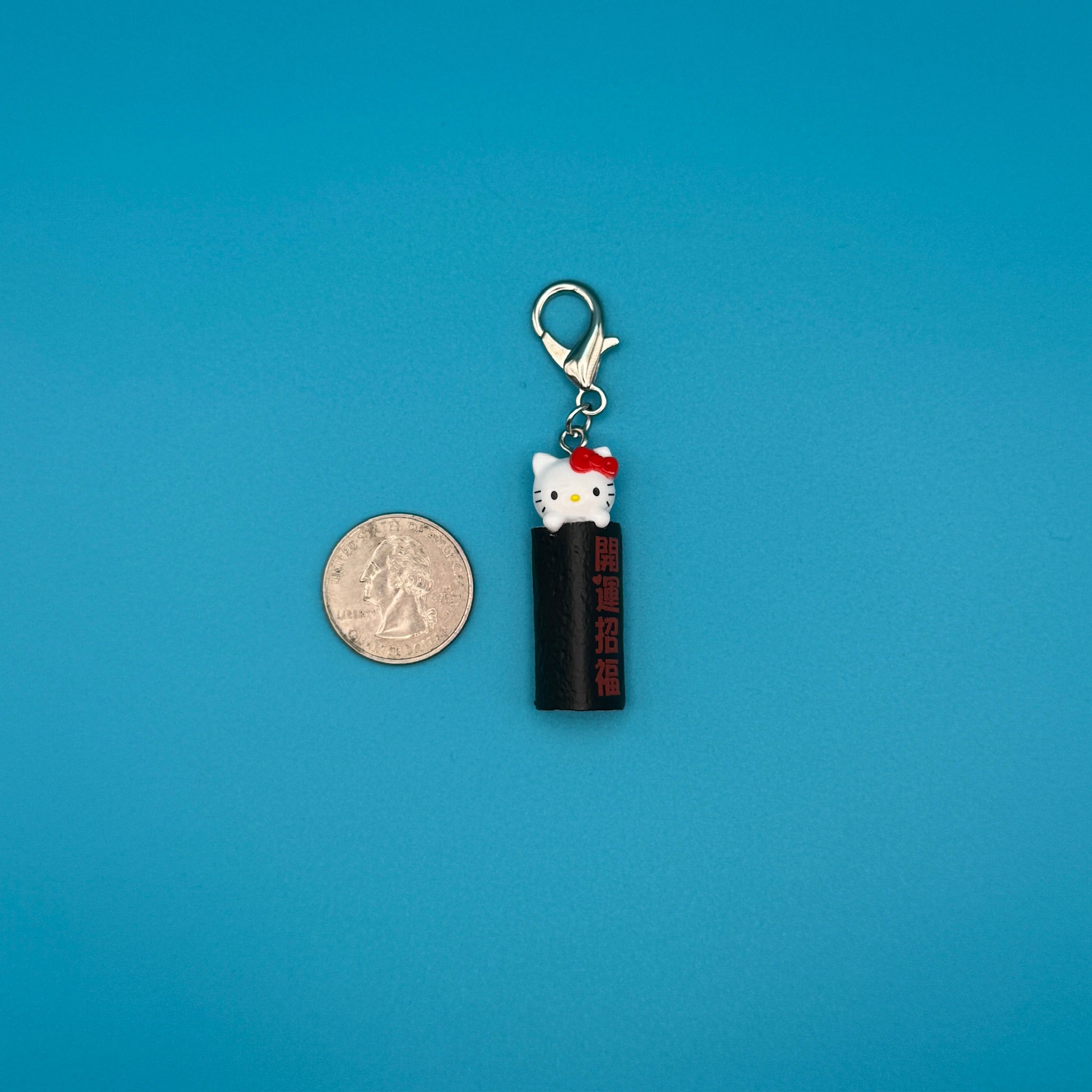 Hello Kitty Sushi Roll Mini  s - hello kitty sanrio japan kawaii rare vintage keychain vintage charms for bag nostalgia vintage keychains y2k collectible - Bag Crap
