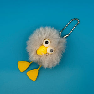 Little Birdie Pom Pom  s -  vintage keychain vintage charms for bag nostalgia vintage keychains y2k collectible - Bag Crap