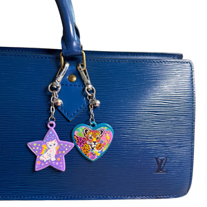 90s Lisa Frank Character  s -  vintage keychain vintage charms for bag nostalgia vintage keychains y2k collectible - Bag Crap
