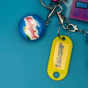 'I HEART BOYS'  Pack - vintage bag charm packs nostalgia vintage y2k vintage keychain vintage charms for bag nostalgia vintage keychains y2k collectible - Bag Crap