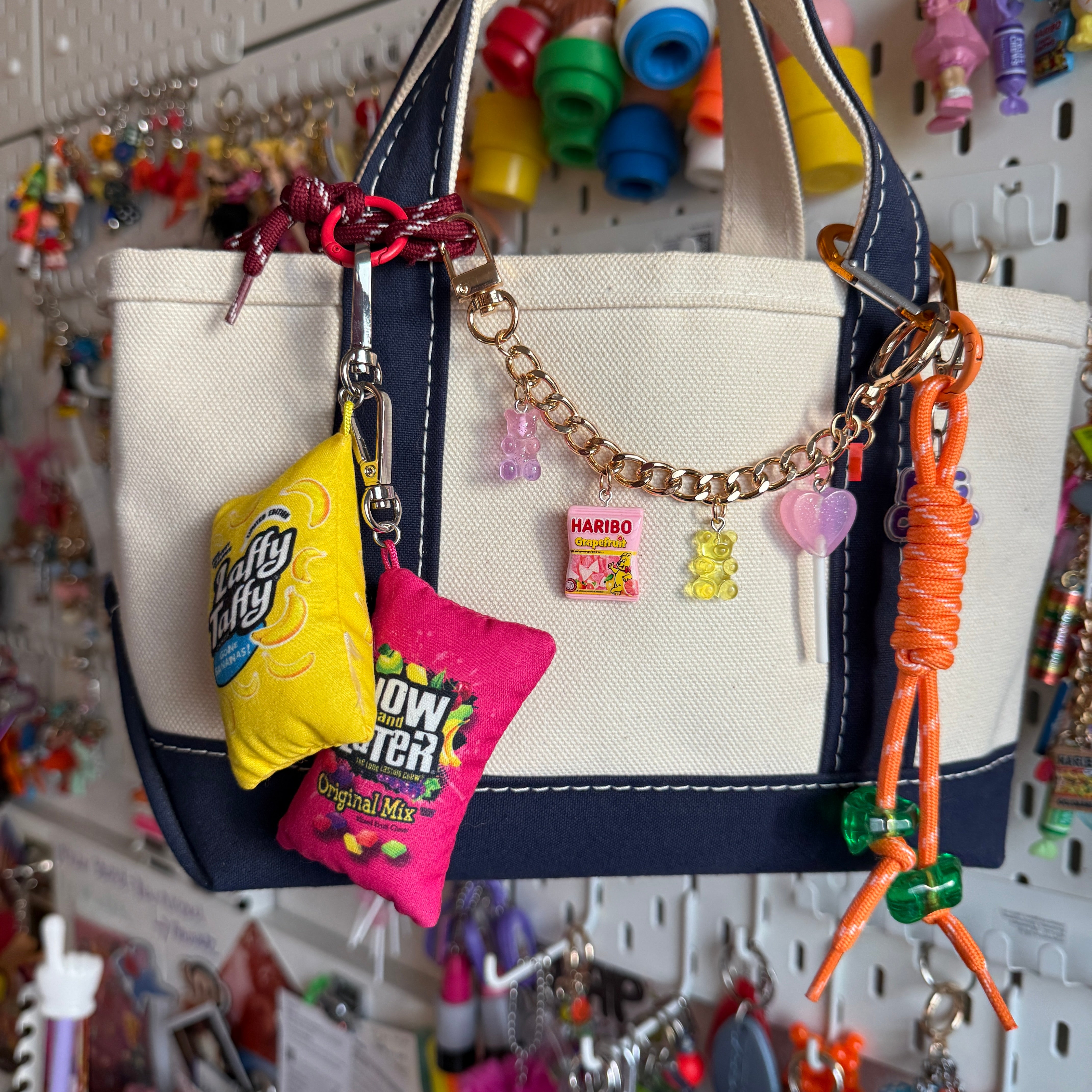 Plush Candy   s -  vintage keychain vintage charms for bag nostalgia vintage keychains y2k collectible - Bag Crap