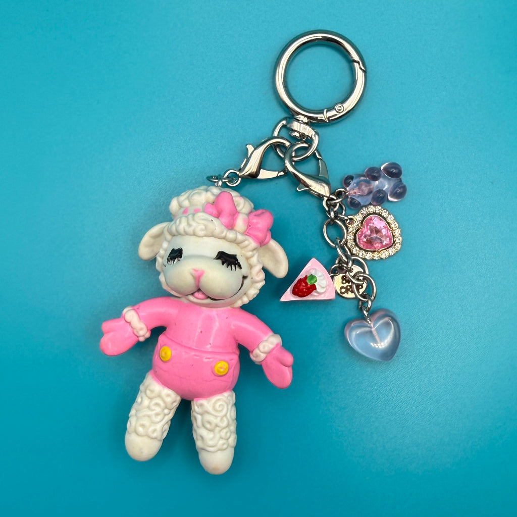 1:1 Vintage 90s Cartoon Bag Charm Pack: Lamb Chop