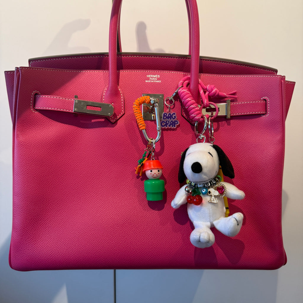 1970s-1980s Vintage Fisher Price Bag Charms —  Gold Hardware