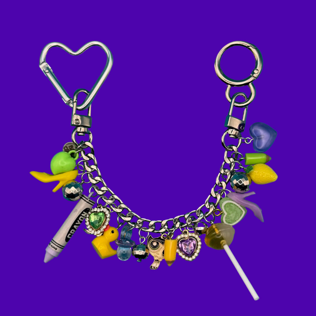 One-of-one Frutiger Aero Y2K Bag Charm Chain