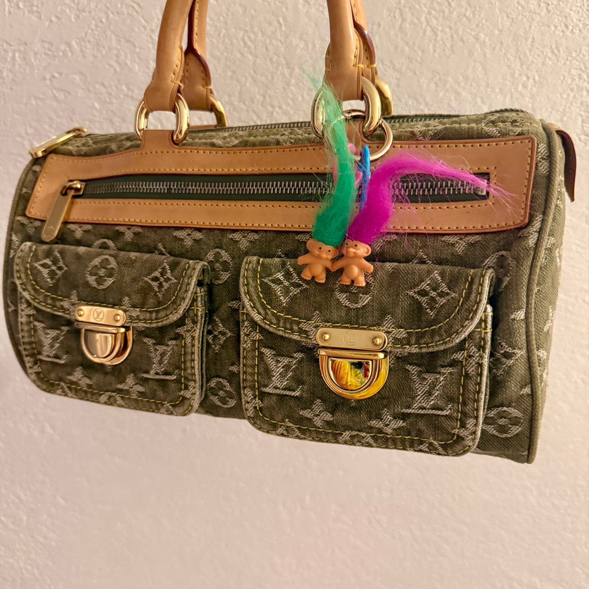 1'  90s Mini Troll Doll  s - troll charms troll keychains vintage keychain vintage charms for bag nostalgia vintage keychains y2k collectible - Bag Crap