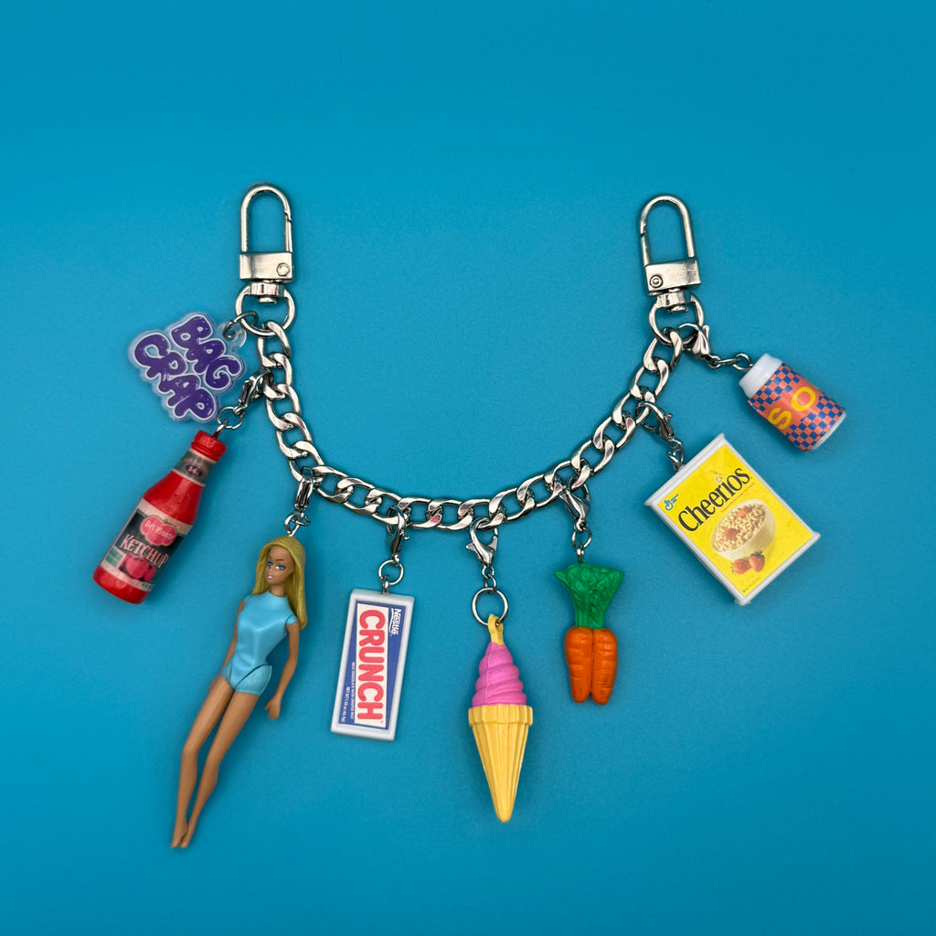 1-of-1 Vintage 90s Barbie Mini Trinket Bag Chain