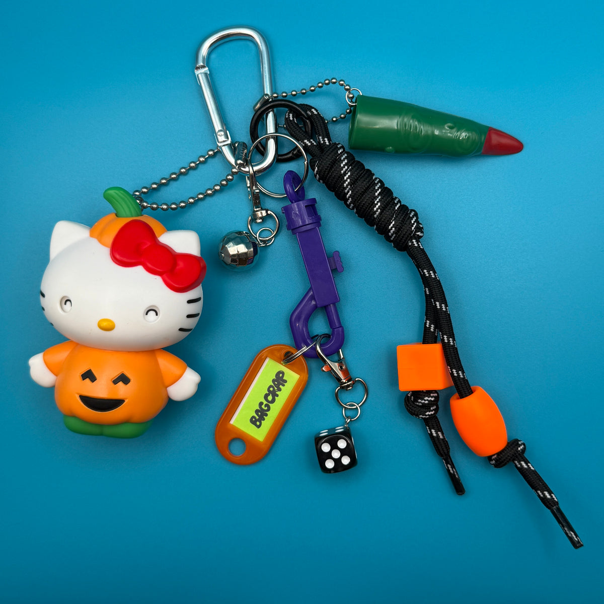 Hello Kitty 🎃 Halloween   Pack - hello kitty sanrio japan kawaii rare vintage keychain vintage charms for bag nostalgia vintage keychains y2k collectible - Bag Crap