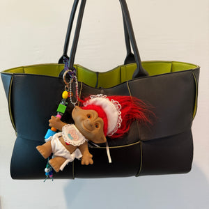 4'  90s Troll Doll  : Baby Troll with Red Hair - troll charms troll keychains vintage keychain vintage charms for bag nostalgia vintage keychains y2k collectible - Bag Crap