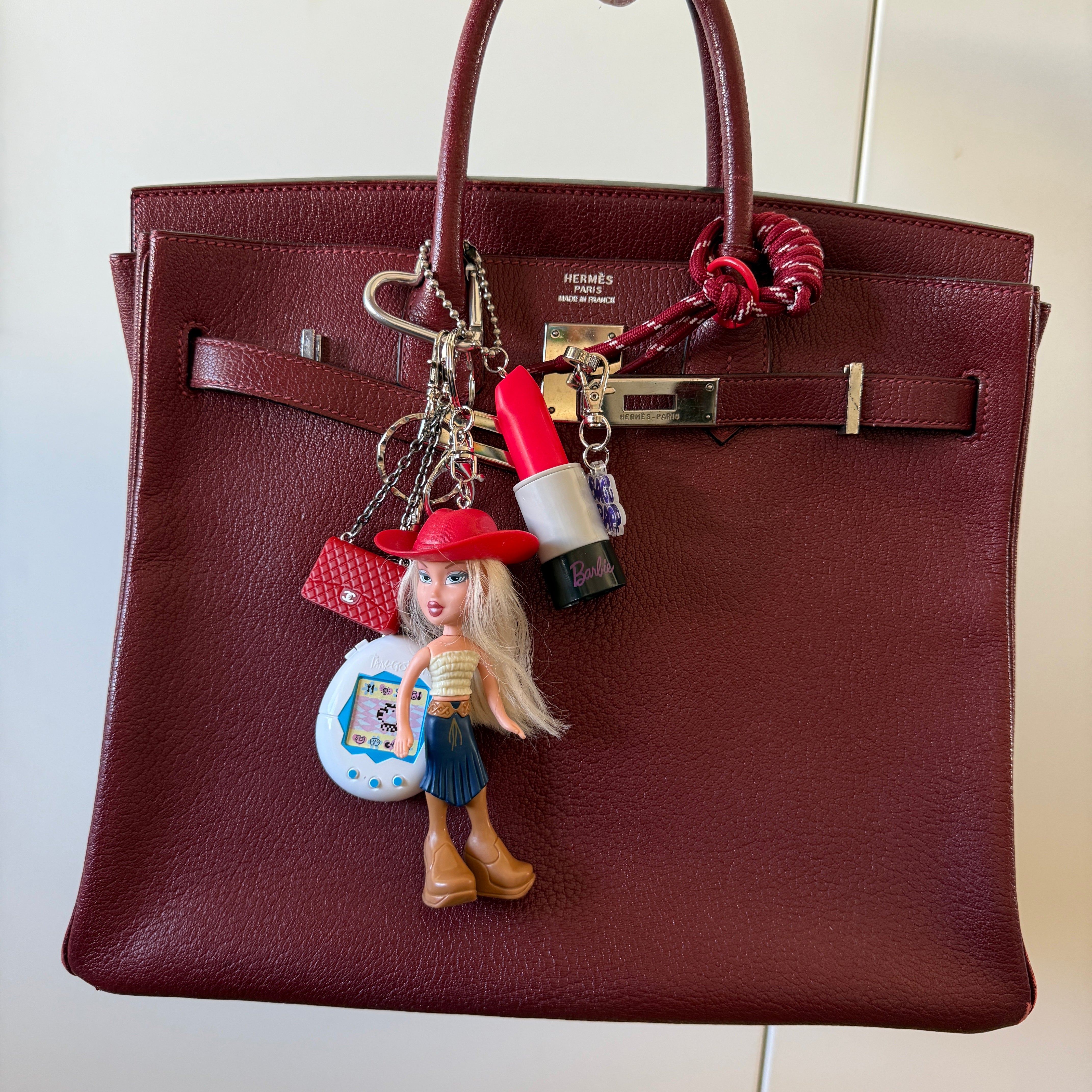 1980s-   s &  s: Rollerblade, SpaghettiOs - barbie doll toy pink rare vintage keychain vintage charms for bag nostalgia vintage keychains y2k collectible - Bag Crap
