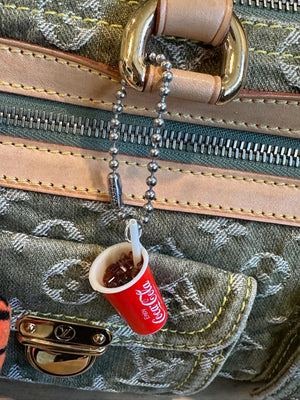 Bag Crap - Miniature Vintage Coca-cola Fountain Soda Charm