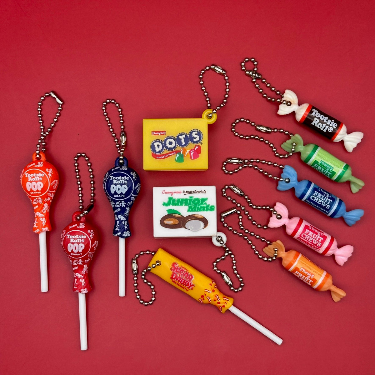 Tootsie Roll & Tootsie Pop Candy  s -  vintage keychain vintage charms for bag nostalgia vintage keychains y2k collectible - Bag Crap