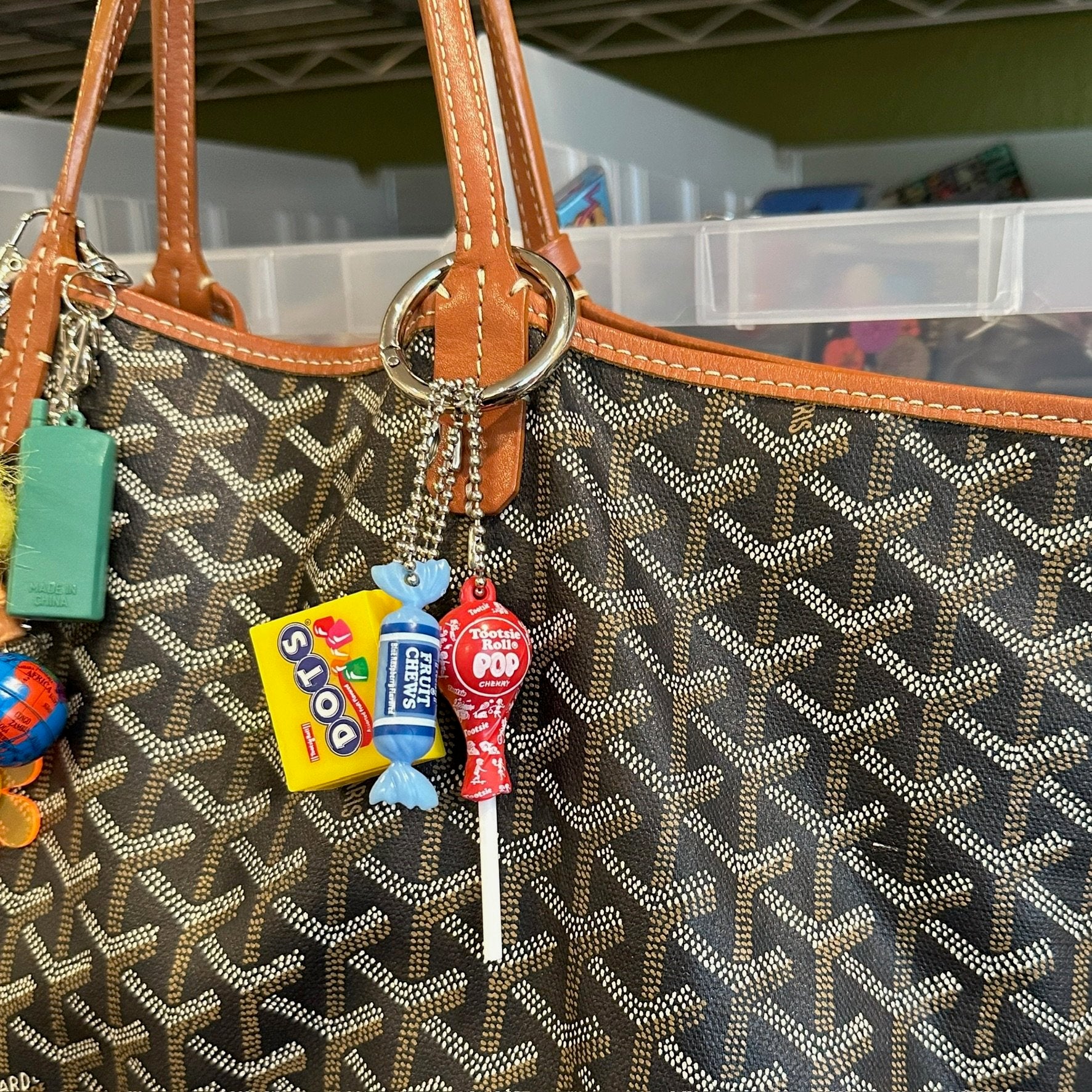 Tootsie Roll & Tootsie Pop Candy  s -  vintage keychain vintage charms for bag nostalgia vintage keychains y2k collectible - Bag Crap