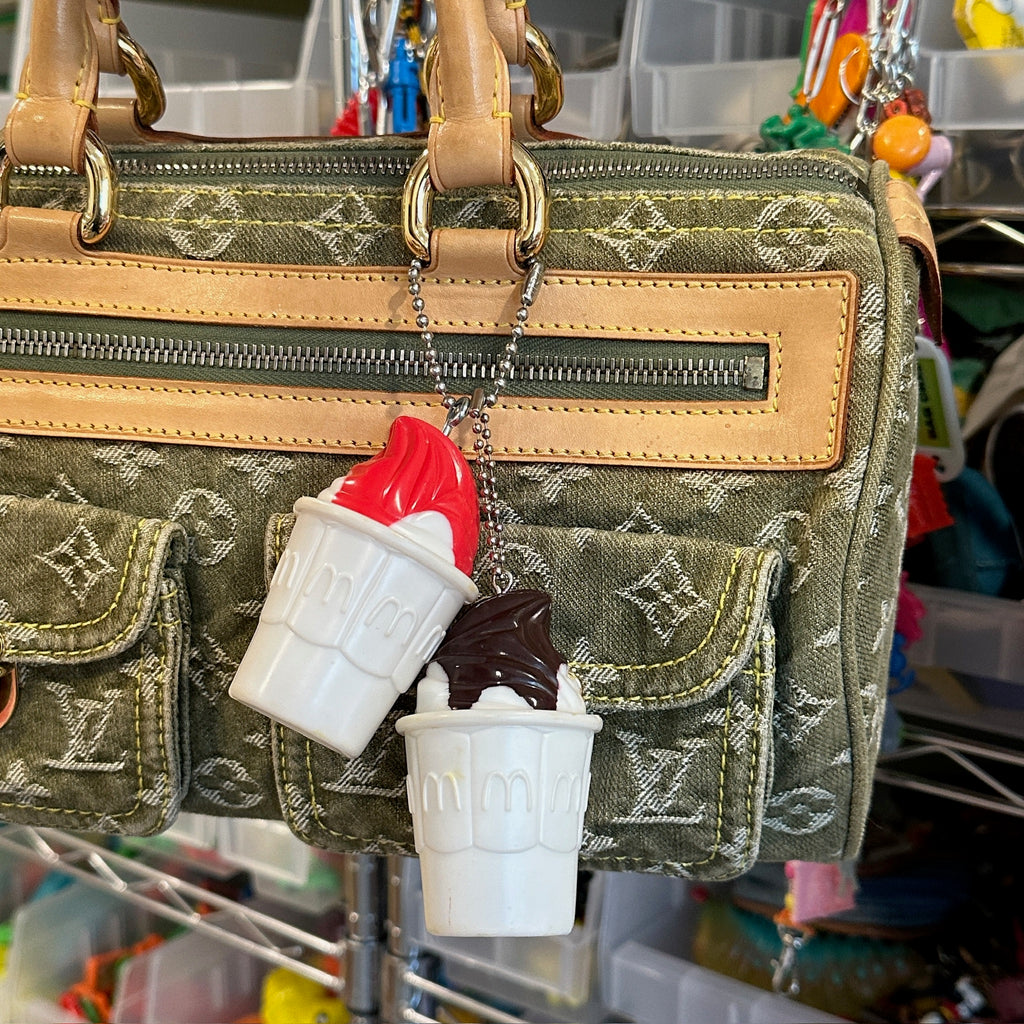 Vintage Ice Cream Sundae Keychains