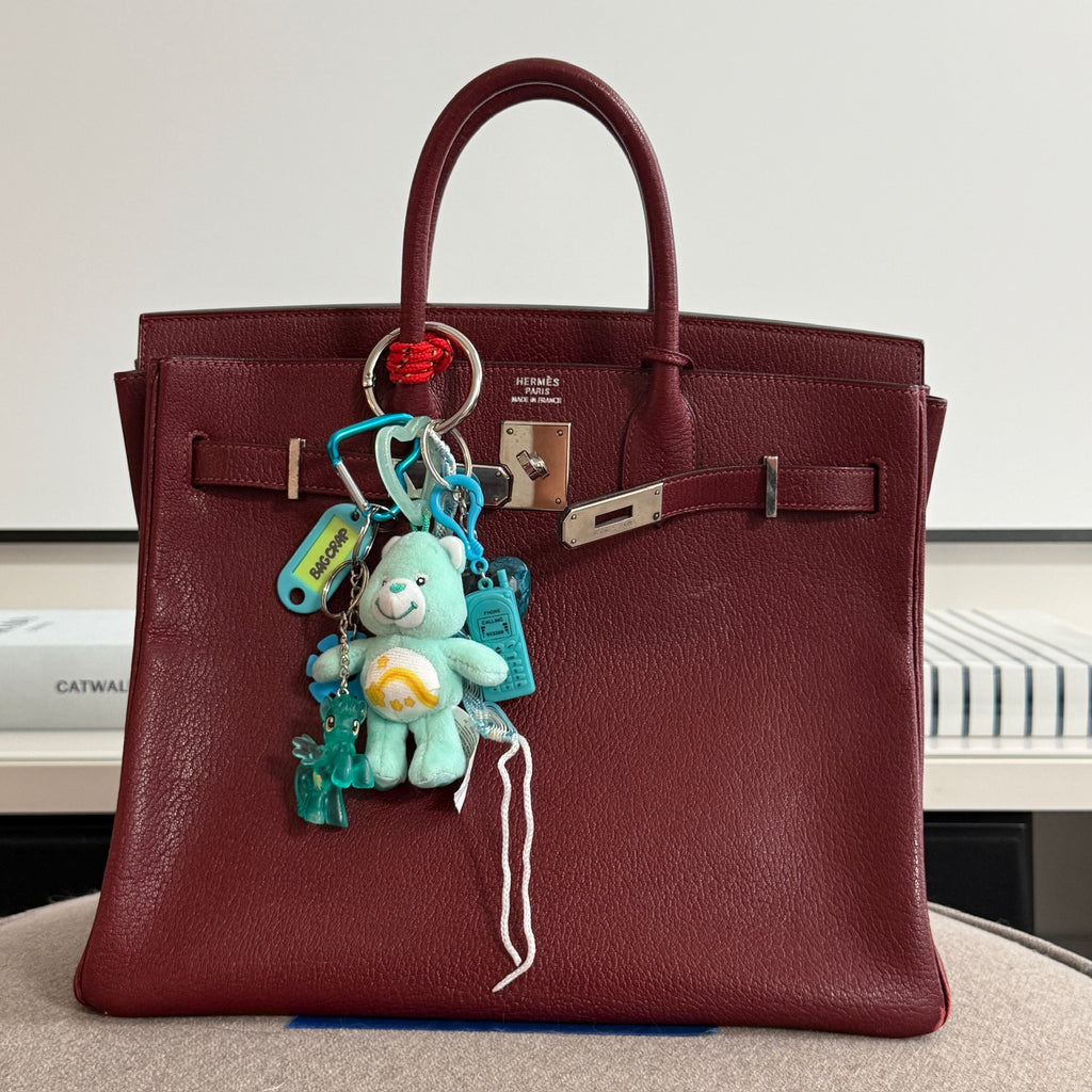 Vintage Blue Care Bear Plush Bag Charm Pack