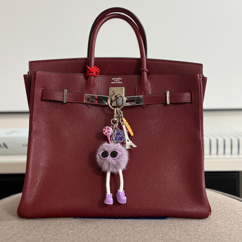 Purple Pom Pom Paris Bag Charm Pack