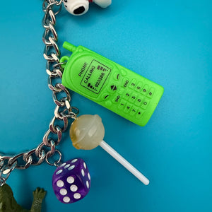 & Trinket  Chain - vintage bag charm chains silver nostalgia vintage y2k vintage keychain vintage charms for bag nostalgia vintage keychains y2k collectible - Bag Crap