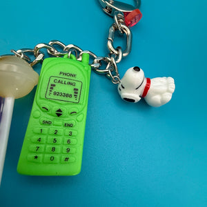 & Trinket  Chain - vintage bag charm chains silver nostalgia vintage y2k vintage keychain vintage charms for bag nostalgia vintage keychains y2k collectible - Bag Crap