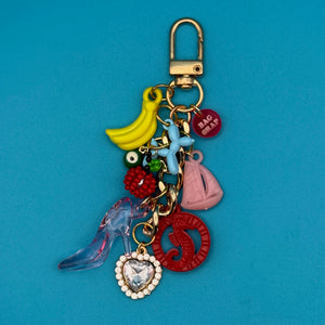 Pink Pump  Chain - vintage bag charm chains silver nostalgia vintage y2k vintage keychain vintage charms for bag nostalgia vintage keychains y2k collectible - Bag Crap