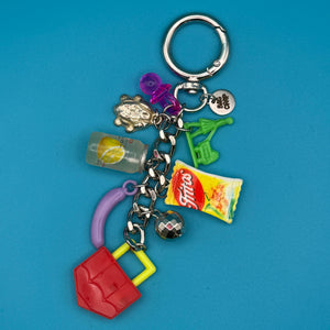 Fritos Trinket   Chain - vintage bag charm chains silver nostalgia vintage y2k vintage keychain vintage charms for bag nostalgia vintage keychains y2k collectible - Bag Crap