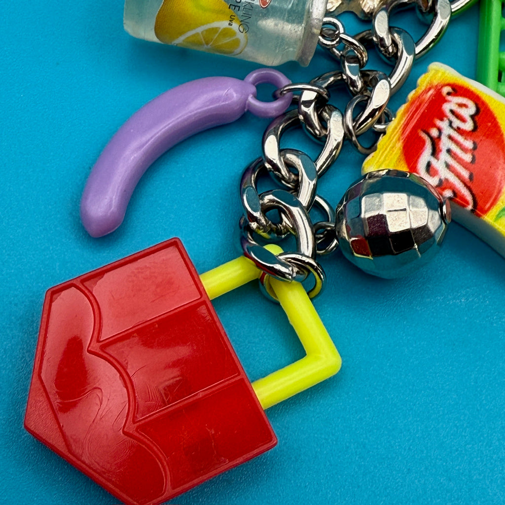 Vintage Fritos Trinket Bag Charm Chain