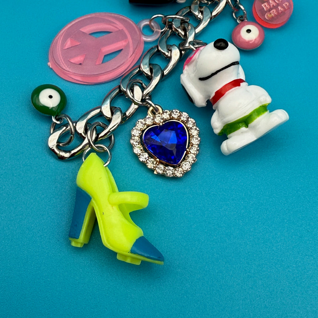 Vintage Snoopy Trinket Bag Charm Chain