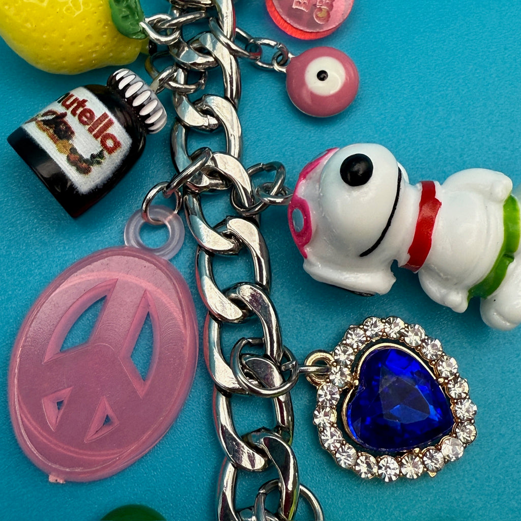 Vintage Snoopy Trinket Bag Charm Chain
