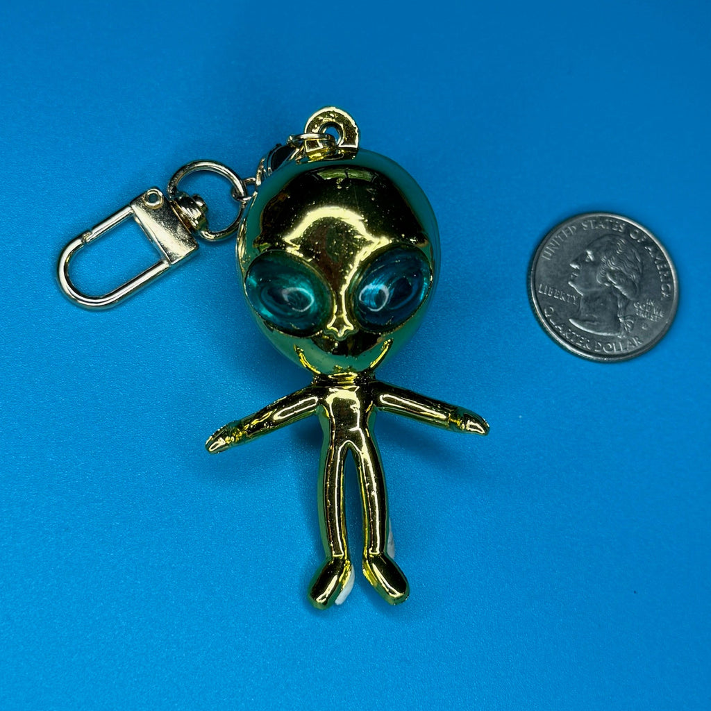 1970s-Y2K Vintage Keychains & Vintage Bag Charms: Gold Collection