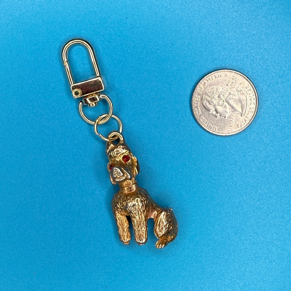 1970s-Y2K Vintage Keychains & Vintage Bag Charms: Gold Collection