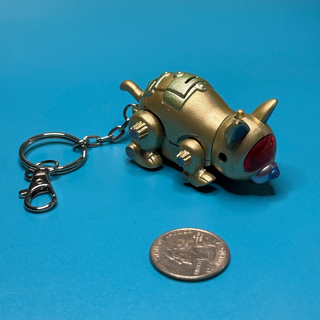 1970s-Y2K Vintage Keychains & Vintage Bag Charms: Gold Collection