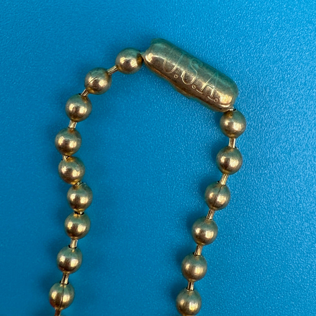 Vintage Big Boy & Coke Brass Charm Chain