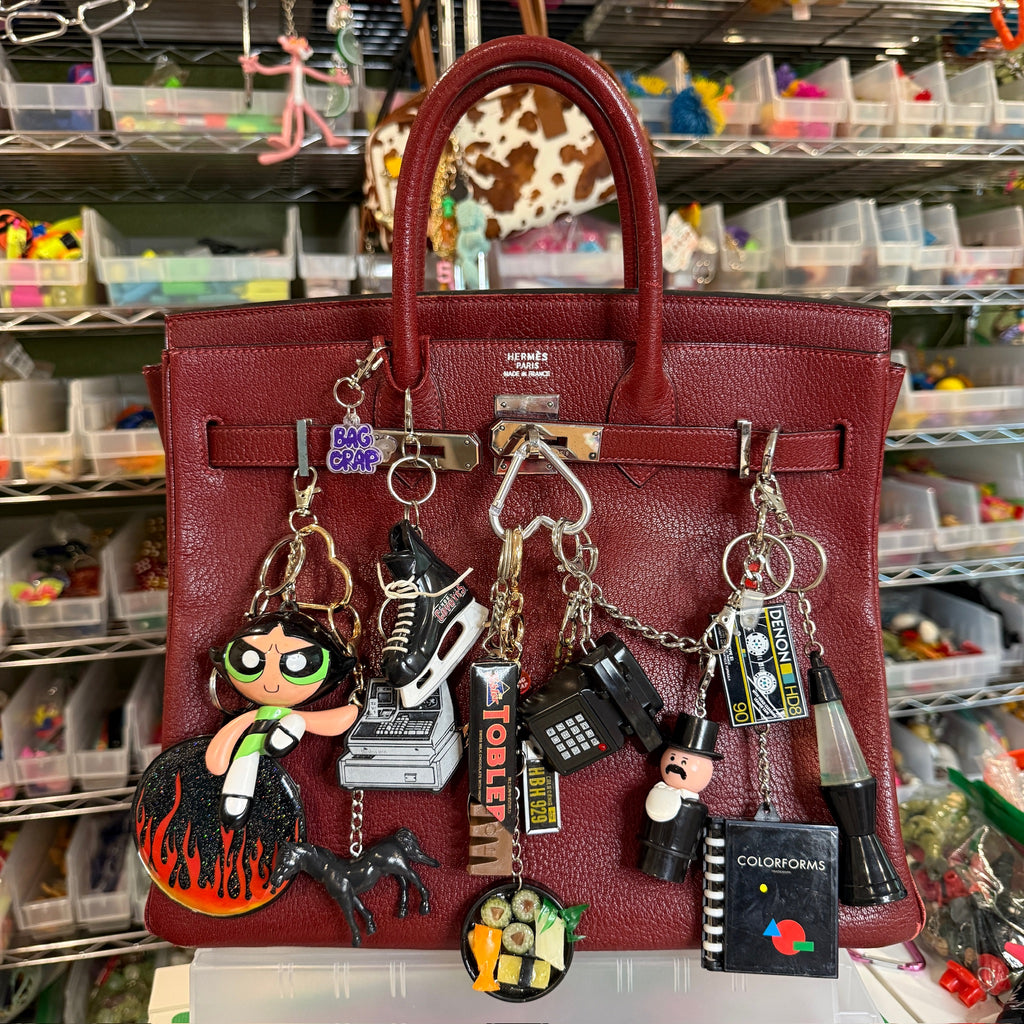 1960s-Y2K Vintage Keychains & Vintage Bag Charms: Black Collection