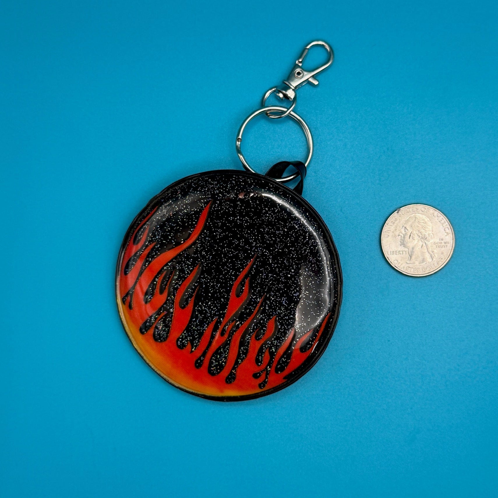 1960s-  s &   s: Black Collection -  vintage keychain vintage charms for bag nostalgia vintage keychains y2k collectible - Bag Crap