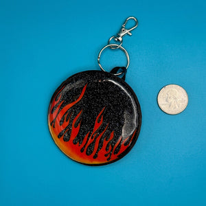 1960s-  s &   s: Black Collection -  vintage keychain vintage charms for bag nostalgia vintage keychains y2k collectible - Bag Crap