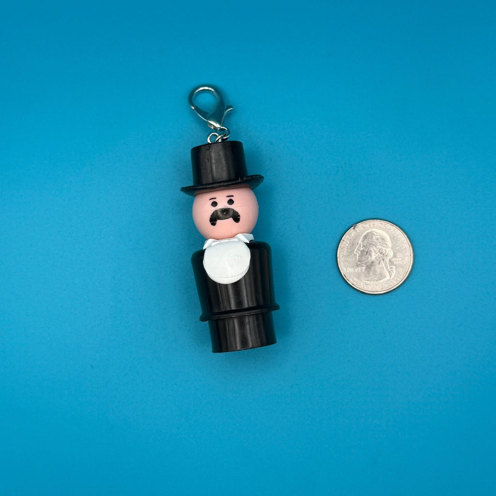 1960s-Y2K Vintage Keychains & Vintage Bag Charms: Black Collection