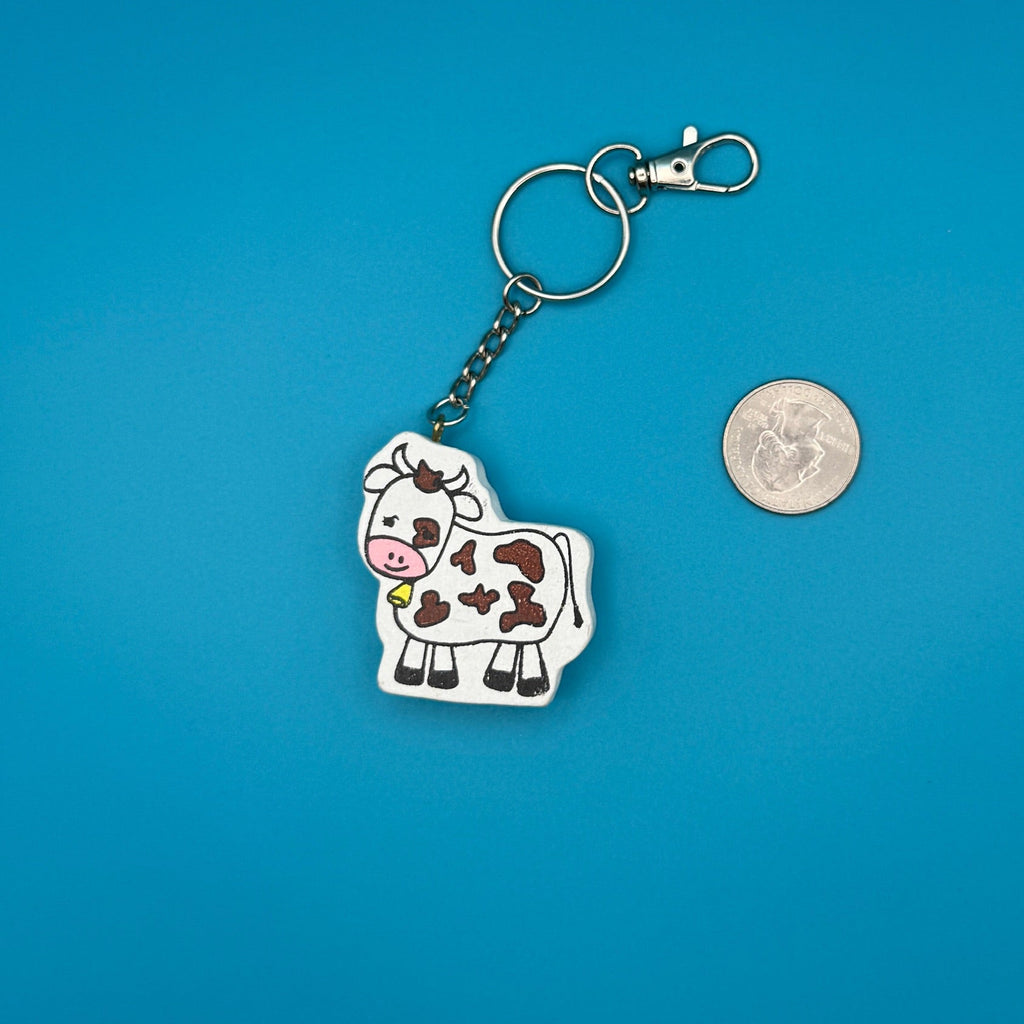 1960s-Y2K Vintage Keychains & Vintage Bag Charms: White Collection