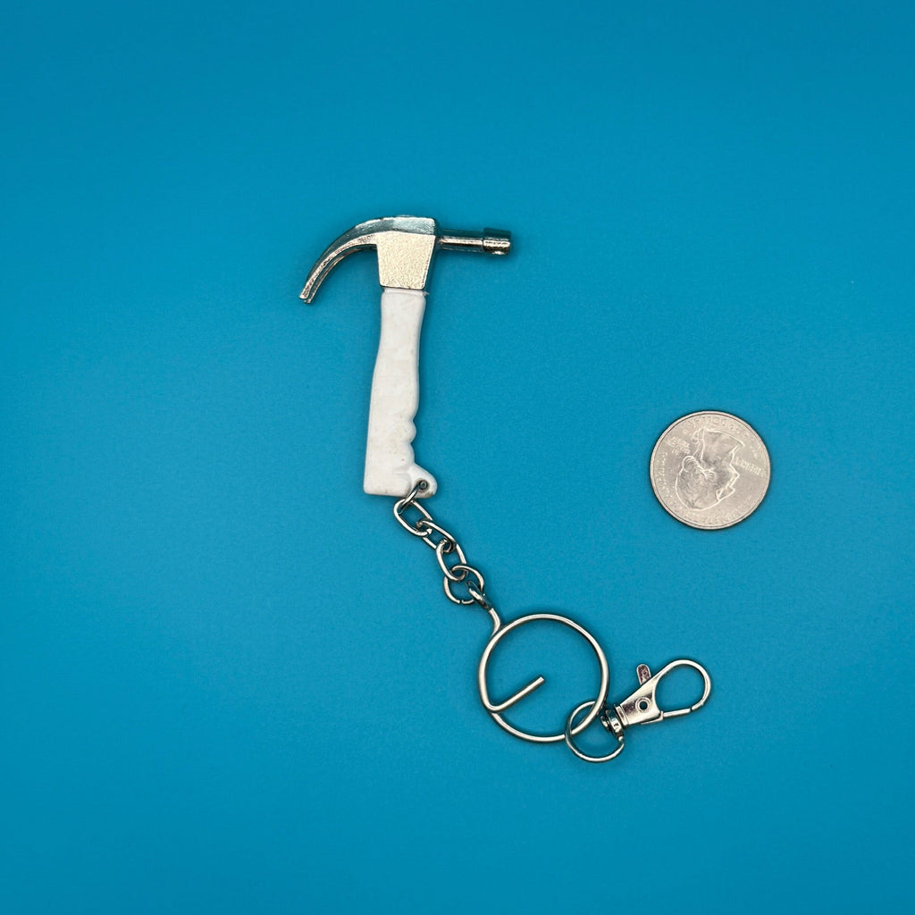 1960s-Y2K Vintage Keychains & Vintage Bag Charms: White Collection