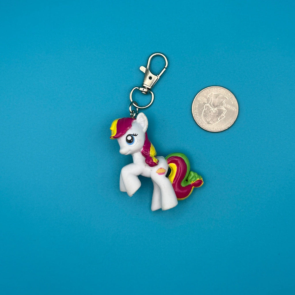 1960s-Y2K Vintage Keychains & Vintage Bag Charms: White Collection