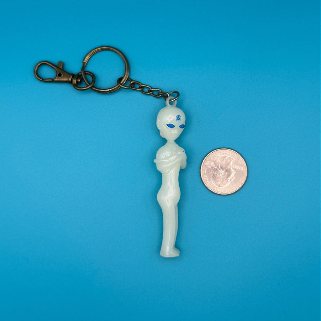 1960s-Y2K Vintage Keychains & Vintage Bag Charms: White Collection