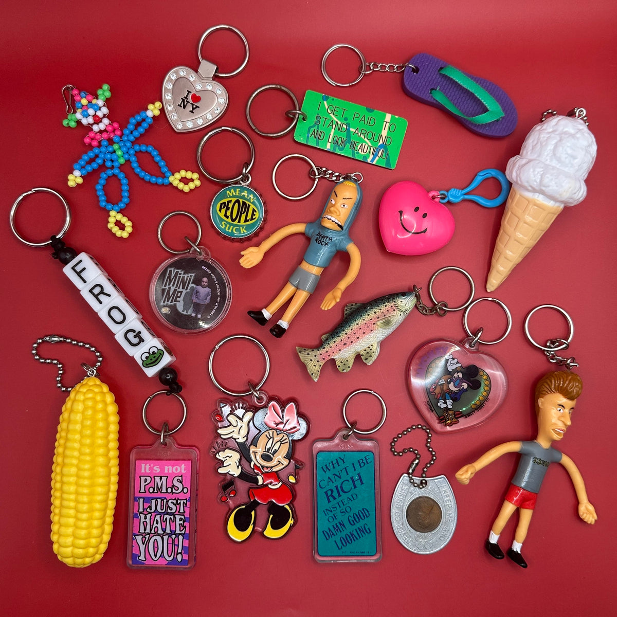 1980s-Y2K Vintage Bag Charms & Vintage Keychains: Drop 51 – Bag Crap