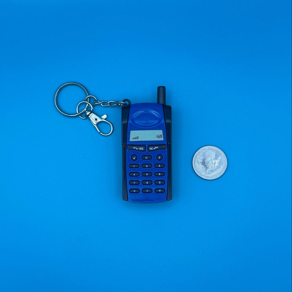 1960s-Y2K Vintage Keychains & Vintage Bag Charms: Blue Collection