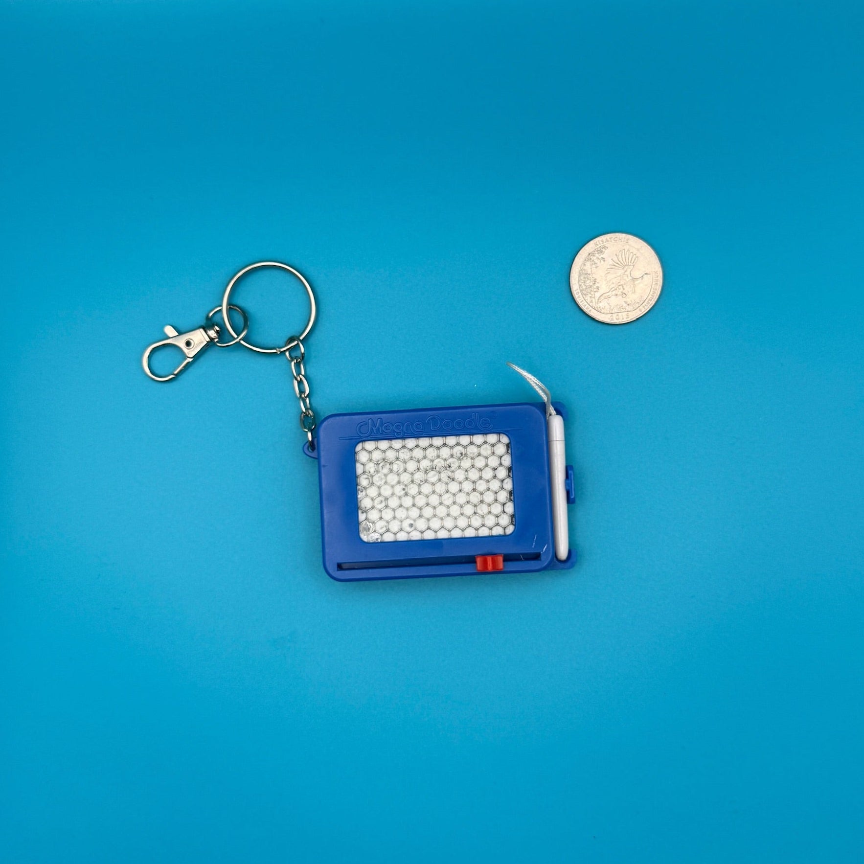 1960s-  s &   s: Blue Collection -  vintage keychain vintage charms for bag nostalgia vintage keychains y2k collectible - Bag Crap